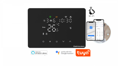 Kit Echo Spot (Nero) + WiZ Presa Intelligente – Sveglia Con Alexa E Inizio Casa Intelligente